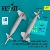 RESKIT RS32-0575 GBU-10 Paveway I laser guided bombs with BSU-37/B fin and BSU-3A/B wing (slow speed) (2 pcs) (3D Printed) 1/32